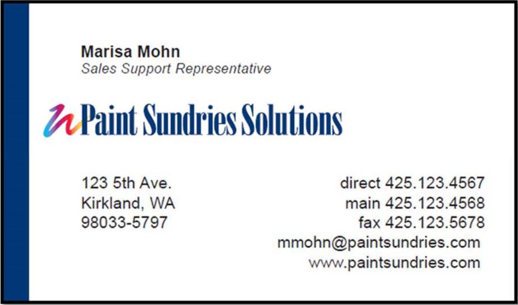 PSS Business Card - Old